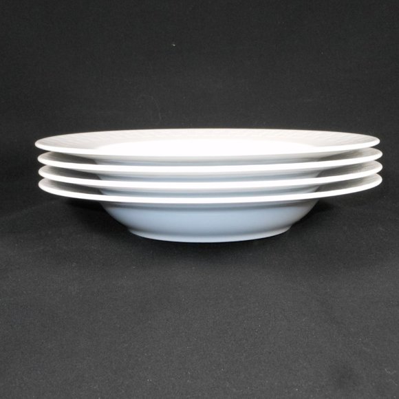 4 Rimmed Soup Bowls, LUBIANA Porcelain , Poland - Picture 5 of 7